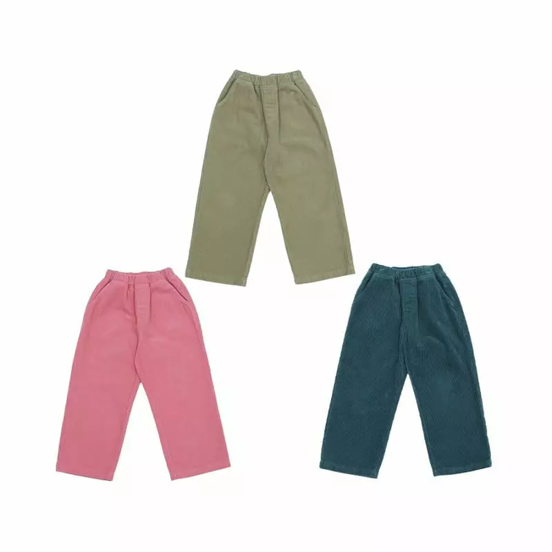 Kokoyarn - Korean Children Fashion - #prettylittlegirls - Fleece Rib Straight Pants