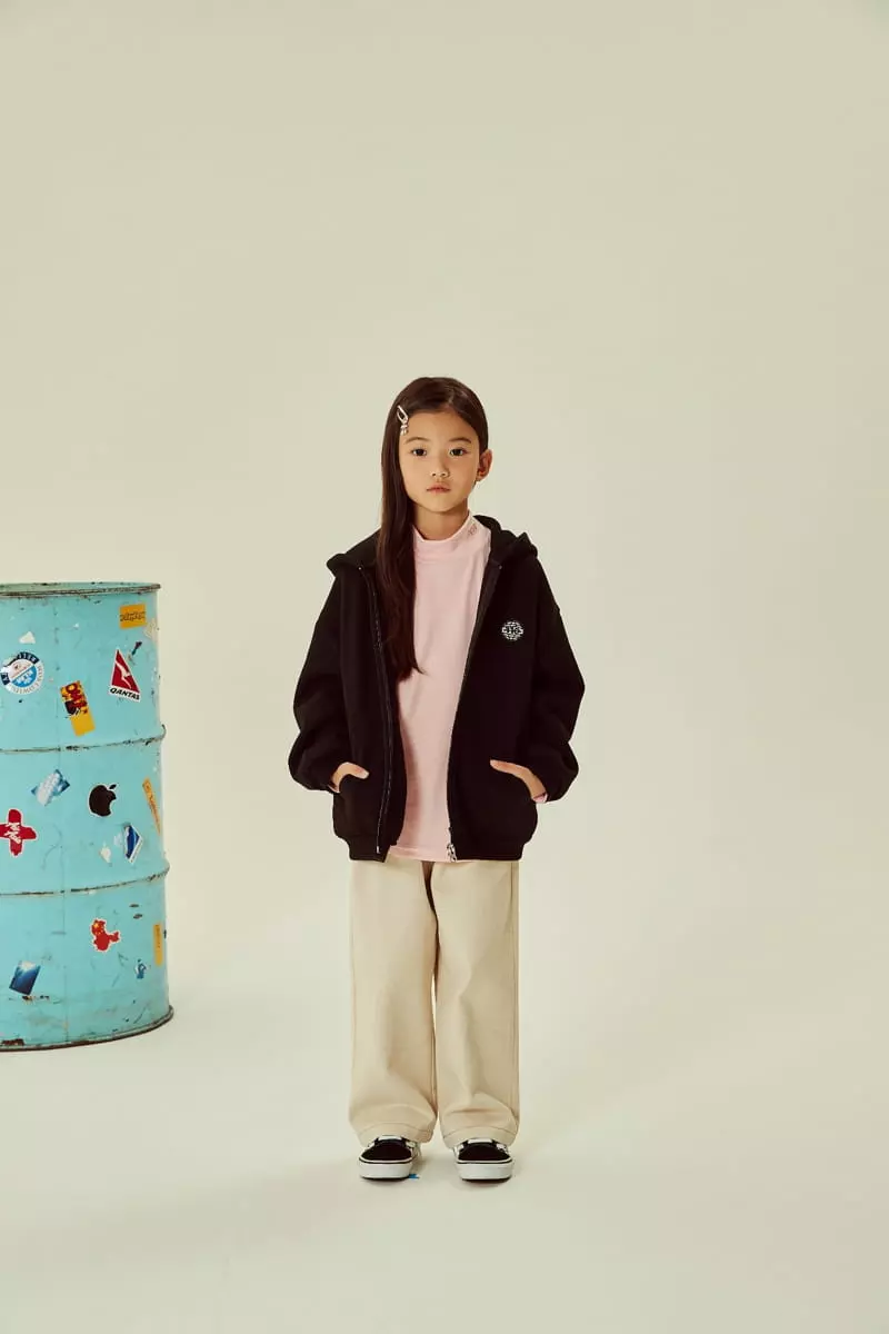 Kokoyarn - Korean Children Fashion - #prettylittlegirls - Fleece Goody Zip-up - 3