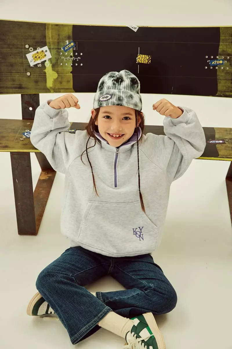 Kokoyarn - Korean Children Fashion - #prettylittlegirls - Collar Half Zip-up - 10