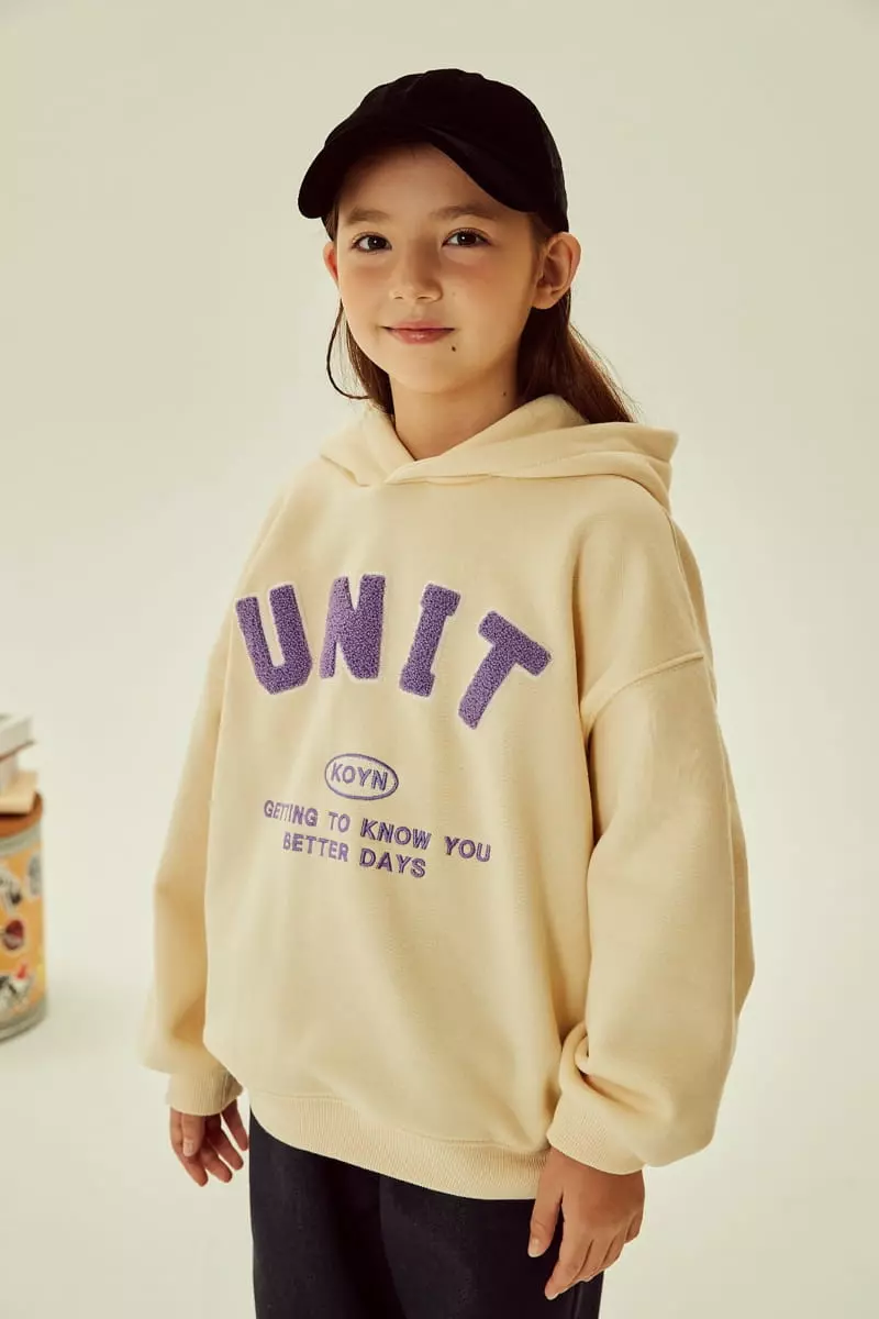 Kokoyarn - Korean Children Fashion - #prettylittlegirls - Unit Embroidery Hoody - 6