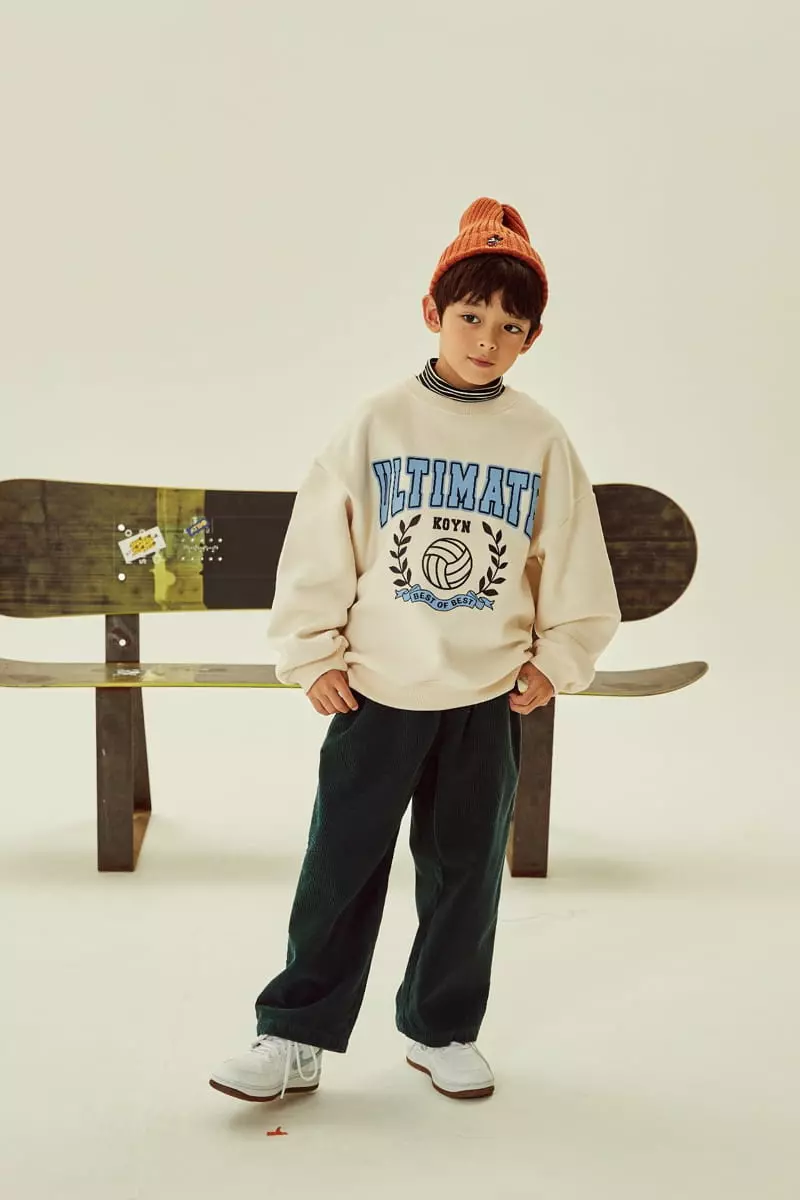 Kokoyarn - Korean Children Fashion - #toddlerclothing - Fleece Rib Straight Pants - 4
