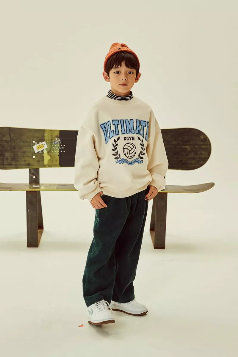 Kokoyarn - Korean Children Fashion - #toddlerclothing - Fleece Rib Straight Pants - 3