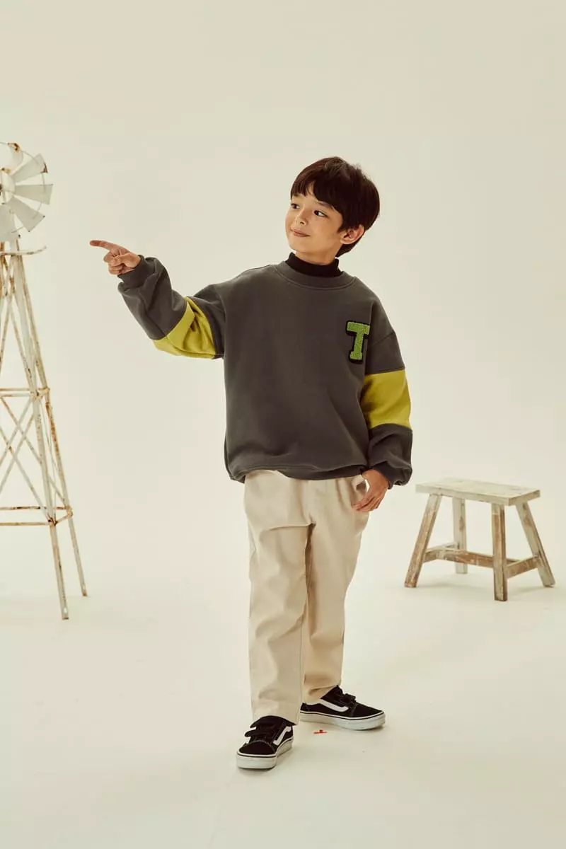 Kokoyarn - Korean Children Fashion - #toddlerclothing - Fleece Cotton Basic Baggy Pants - 2