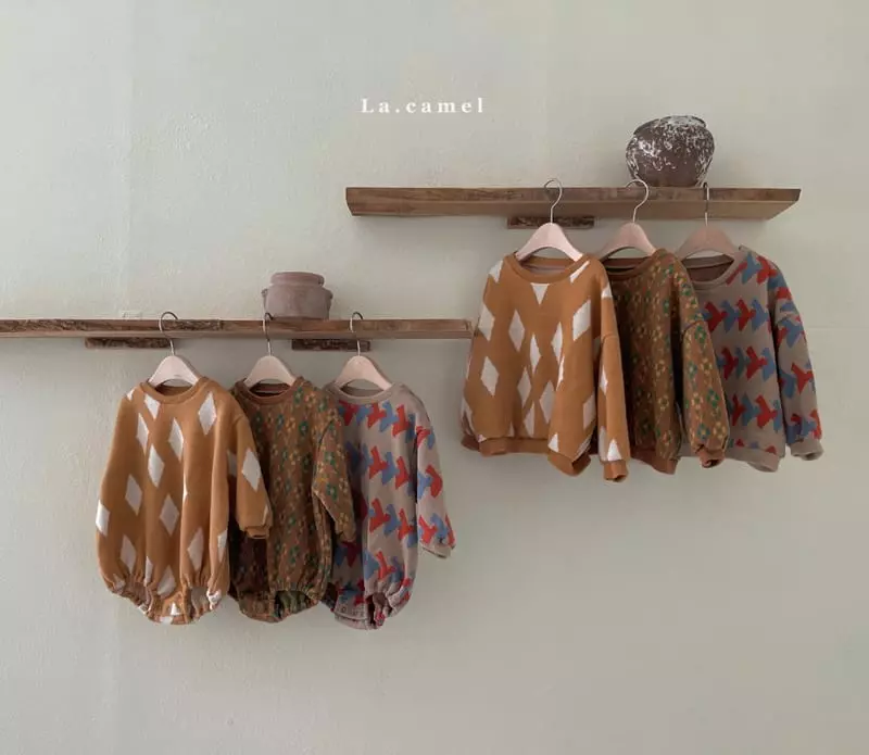 La Camel - Korean Baby Fashion - #babyclothing - Kind Knit Bodysuit - 5