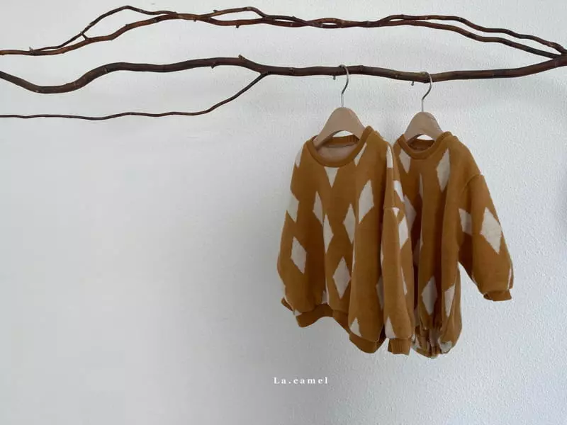 La Camel - Korean Baby Fashion - #babyfashion - Kind Knit Bodysuit - 6