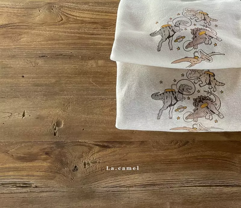 La Camel - Korean Baby Fashion - #babyoutfit - Dino Fleece Bodysuit