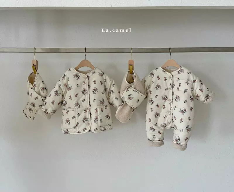 La Camel - Korean Baby Fashion - #babyoutfit - Honey Padding Bodysuit - 8