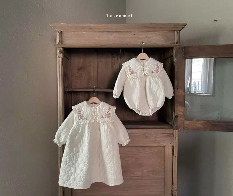 La Camel - Korean Baby Fashion - #babywear - Jenny Padding Bodysuit - 3