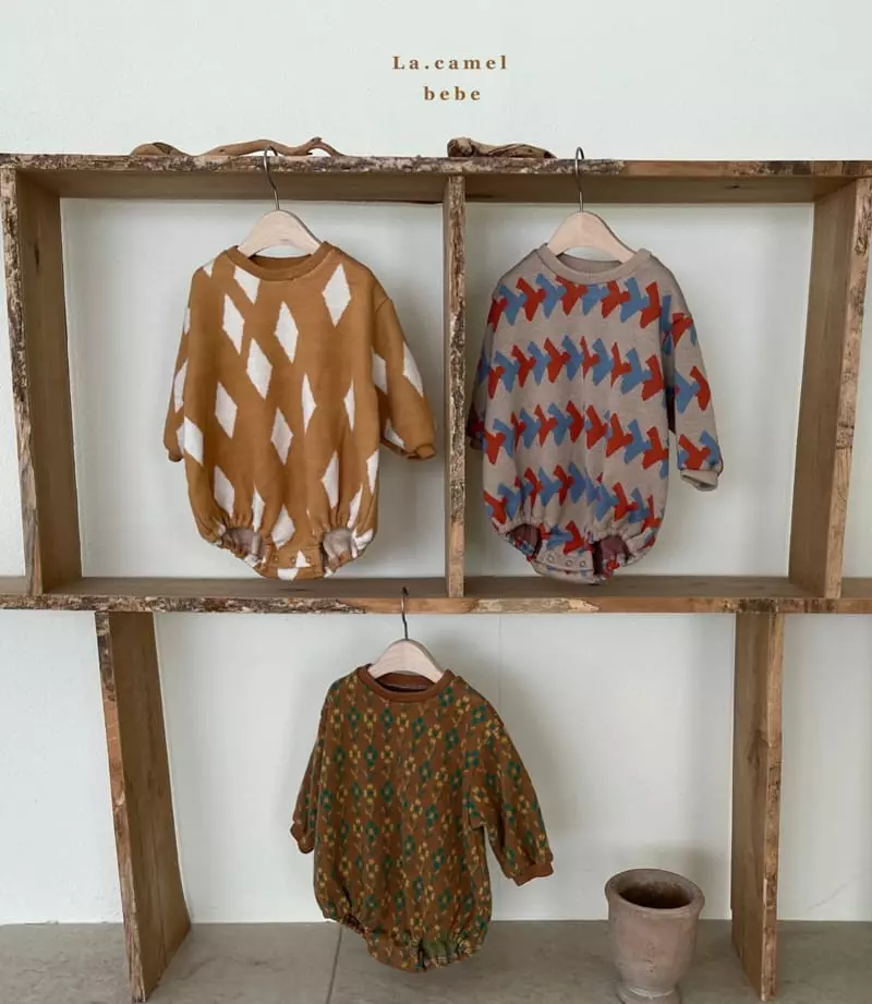 La Camel - Korean Baby Fashion - #onlinebabyshop - Kind Knit Bodysuit
