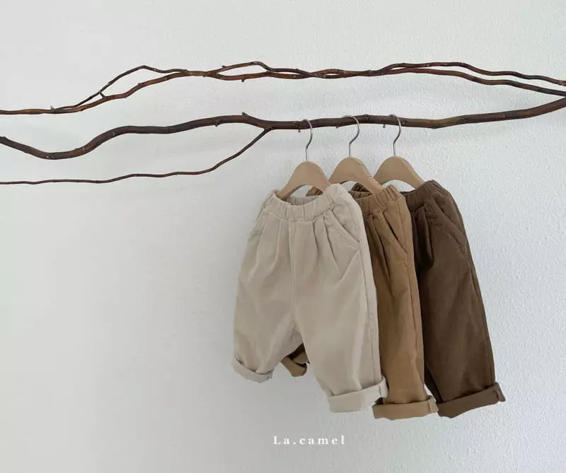 La Camel - Korean Children Fashion - #Kfashion4kids - Cheese Fleece Span Pants - 3