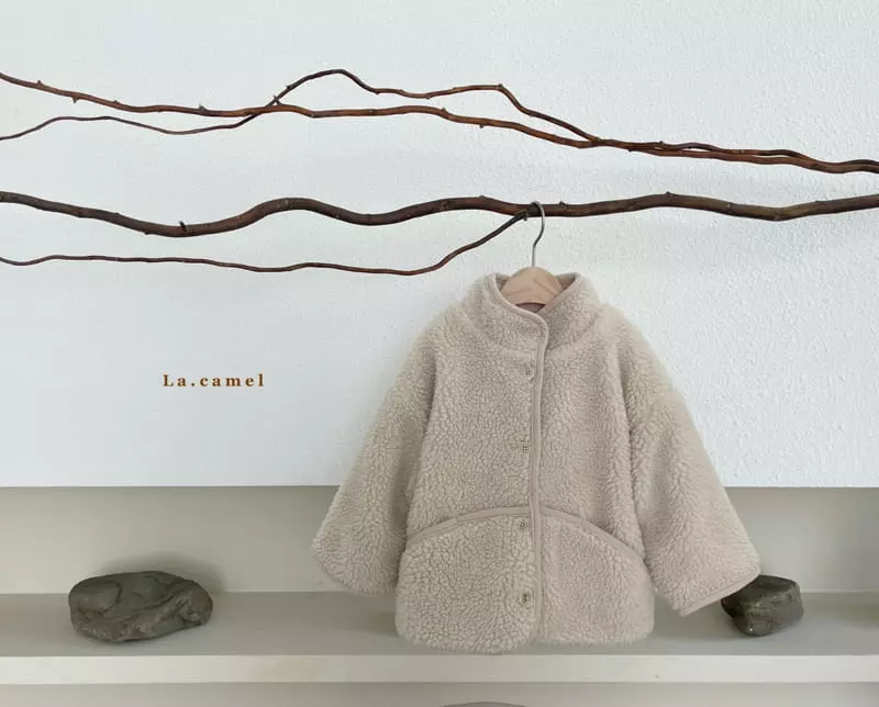 La Camel - Korean Children Fashion - #childofig - Boa Padding Jacket - 2