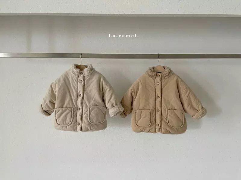 La Camel - Korean Children Fashion - #childofig - Lucky Reversible Padding Jacket - 5