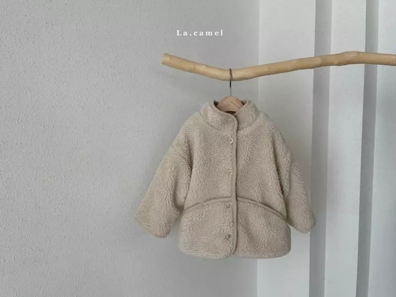 La Camel - Korean Children Fashion - #childrensboutique - Boa Padding Jacket - 3