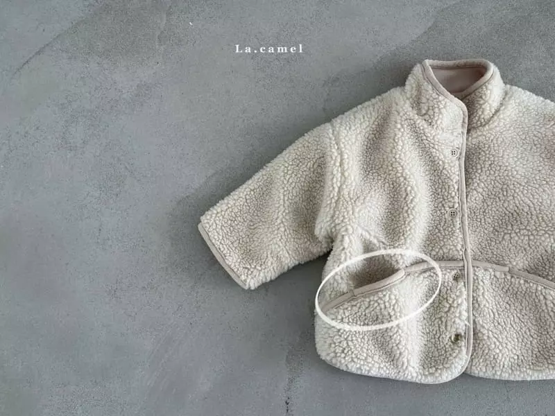 La Camel - Korean Children Fashion - #childrensboutique - Boa Padding Jacket - 4