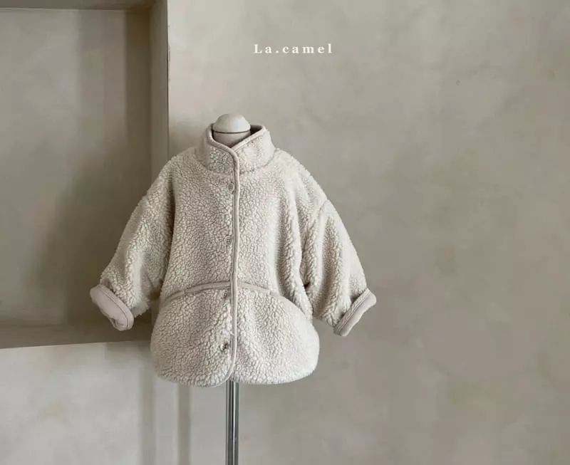 La Camel - Korean Children Fashion - #discoveringself - Boa Padding Jacket - 5
