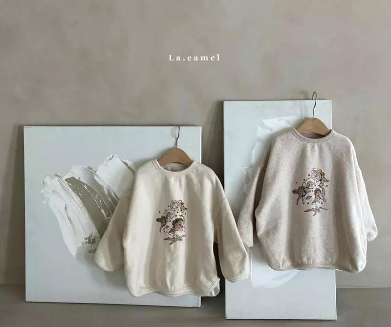La Camel - Korean Children Fashion - #littlefashionista - Dino Fleece Sweatshirt - 2