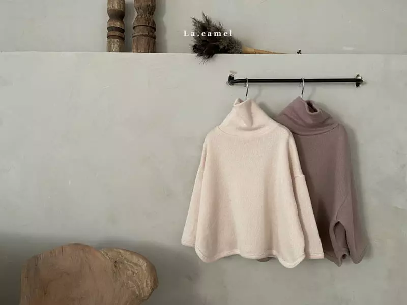 La Camel - Korean Children Fashion - #Kfashion4kids - Lolo Fleece Turtleneck Tee - 4