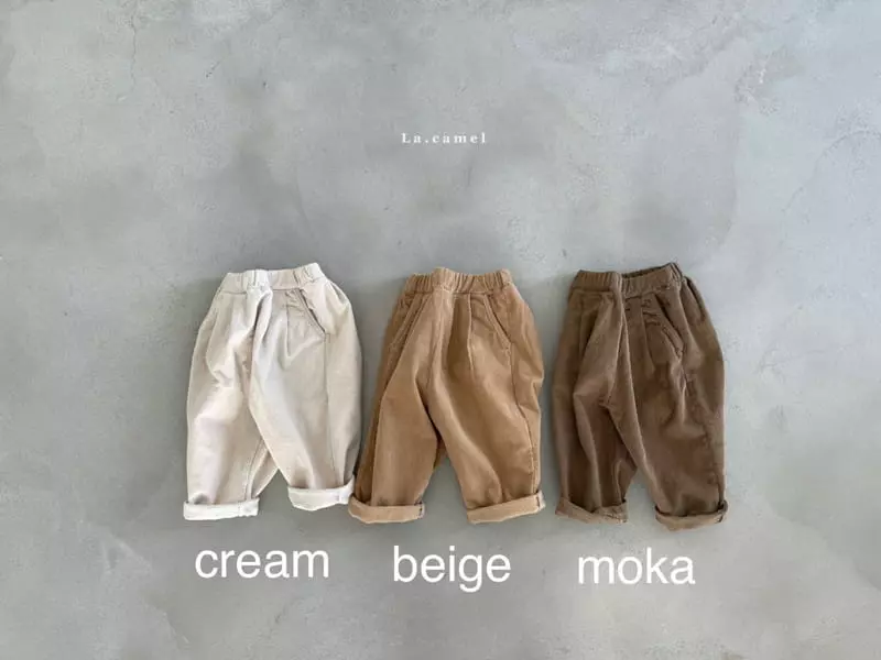 La Camel - Korean Children Fashion - #minifashionista - Cheese Fleece Span Pants - 6