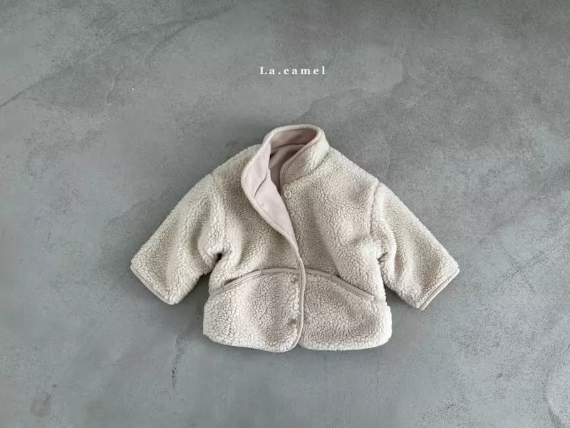 La Camel - Korean Children Fashion - #stylishchildhood - Boa Padding Jacket