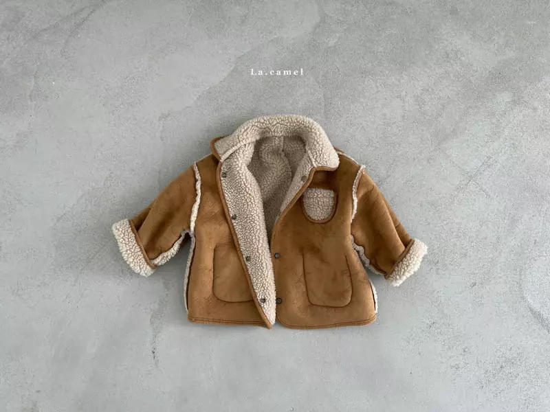 La Camel - Korean Children Fashion - #todddlerfashion - Roa Reversible Jacket - 4