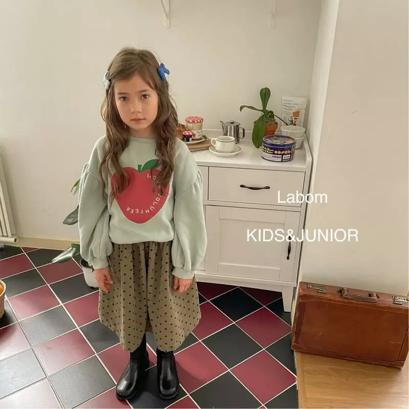 Labom - Korean Children Fashion - #Kfashion4kids - Love Puff Fleece Sweatshirt - 6