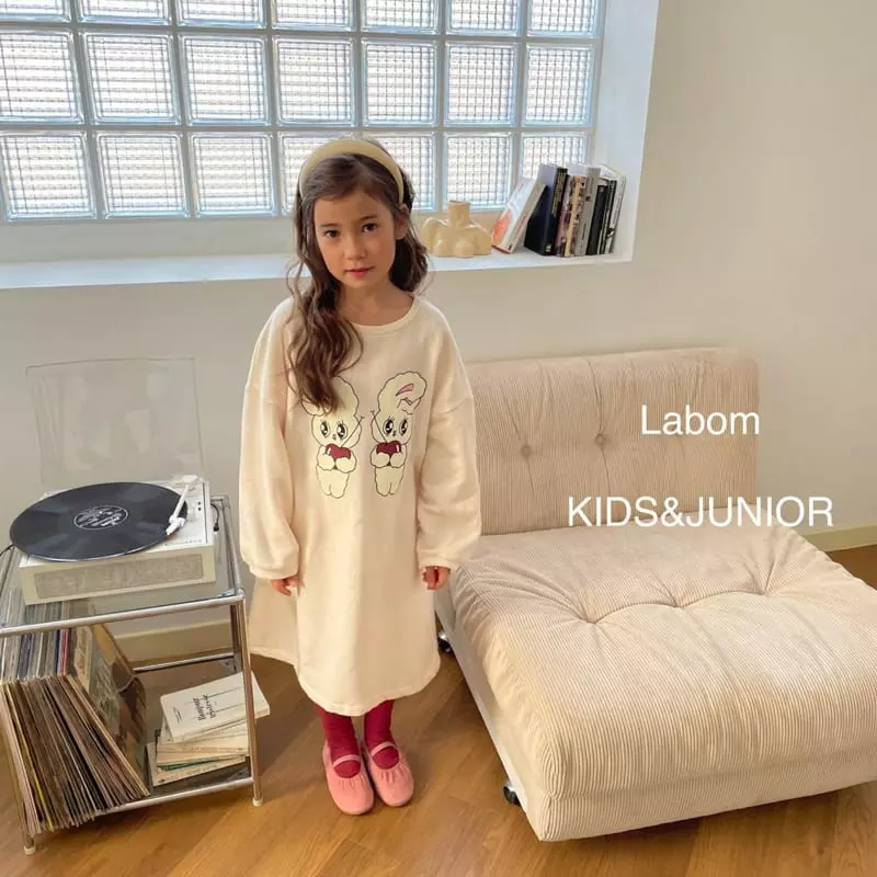 Labom - Korean Children Fashion - #kidzfashiontrend - Apple Rabbit One-piece - 4