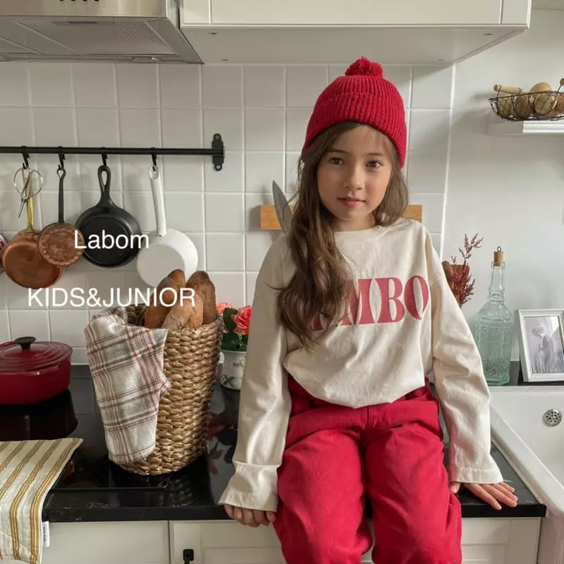Labom - Korean Children Fashion - #childofig - Limbo Fleece Tee - 2