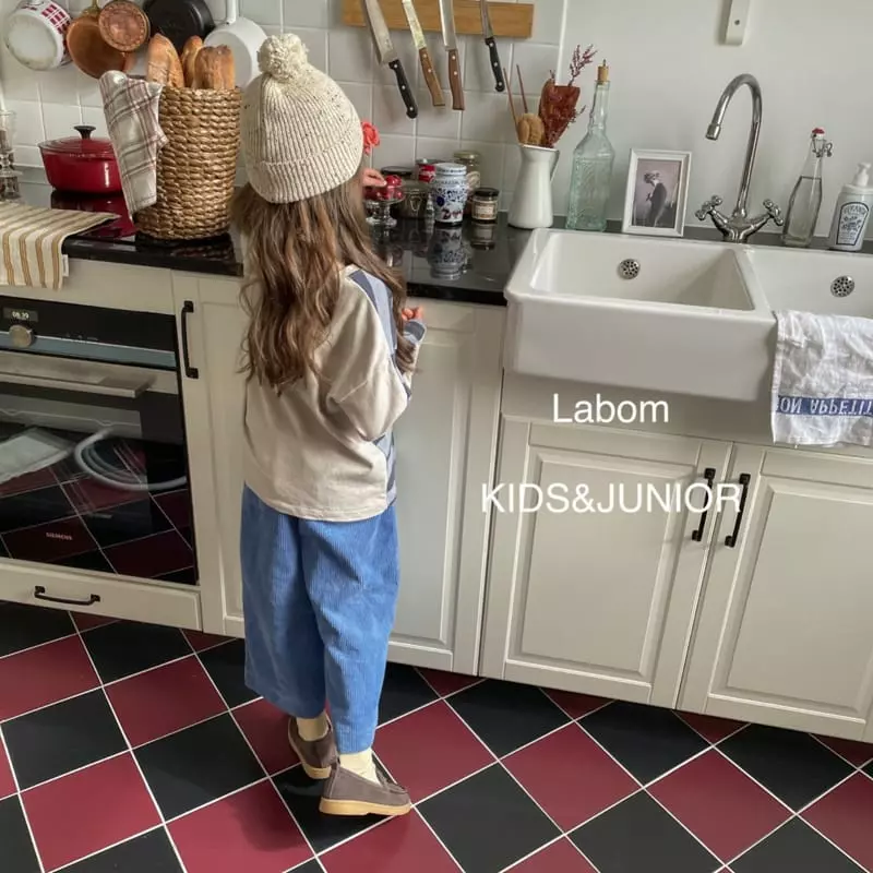 Labom - Korean Children Fashion - #designkidswear - Fleece Stripes Color Tee - 2