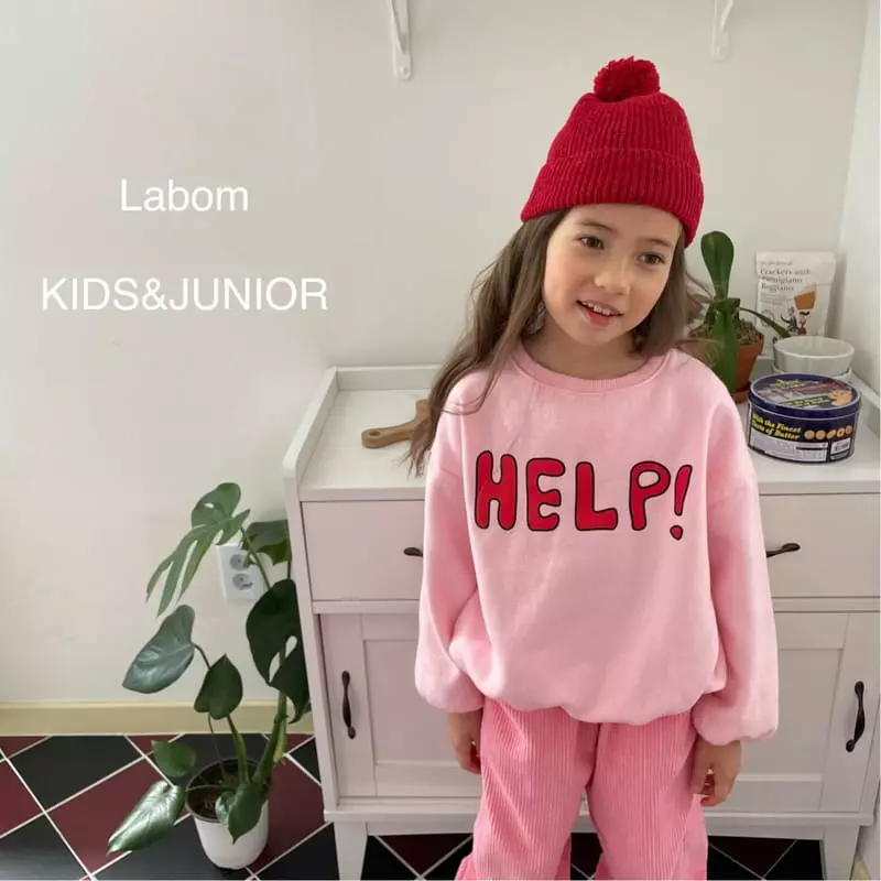 Labom - Korean Children Fashion - #designkidswear - Help Fleece Sweatshirt