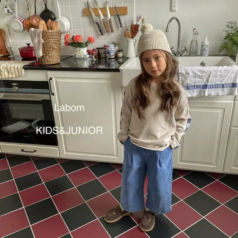 Labom - Korean Children Fashion - #discoveringself - Fleece Stripes Color Tee - 3