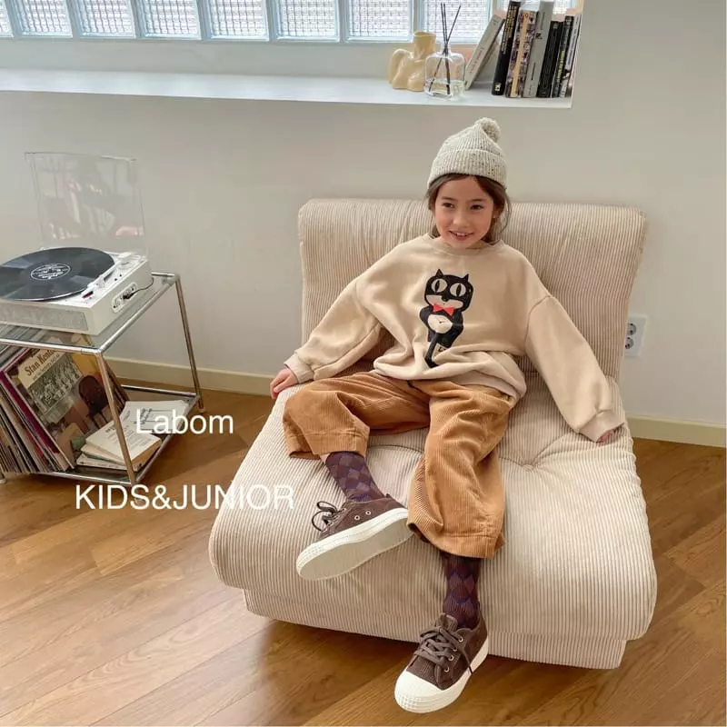 Labom - Korean Children Fashion - #kidsstore - Kitty Fleece Sweatshirt - 2