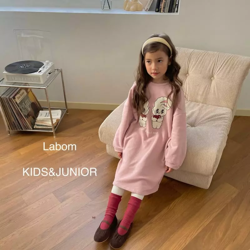 Labom - Korean Children Fashion - #kidsstore - Apple Rabbit One-piece - 2