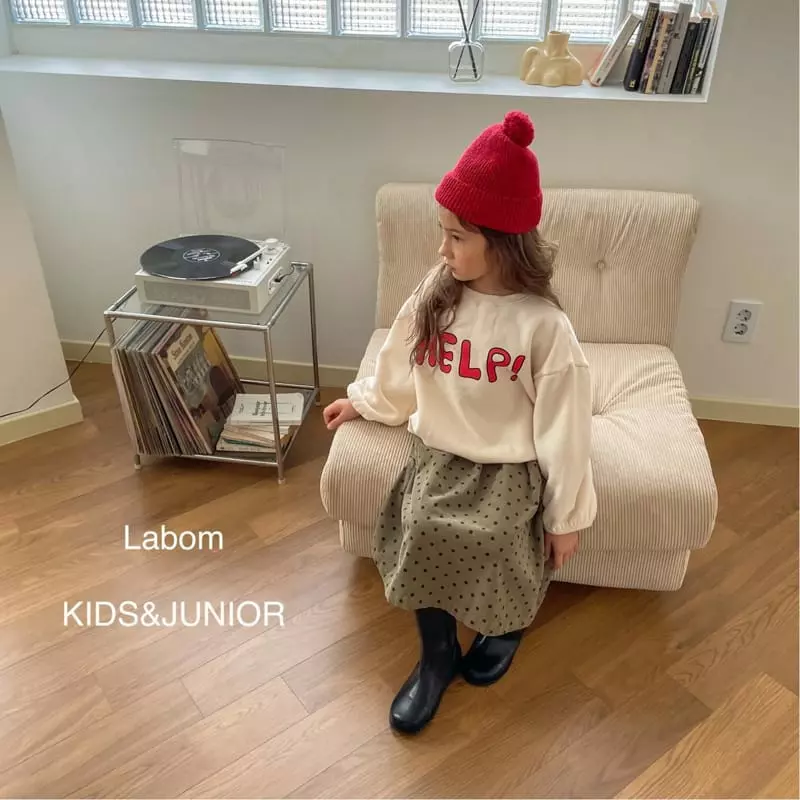 Labom - Korean Children Fashion - #kidzfashiontrend - Help Fleece Sweatshirt - 6