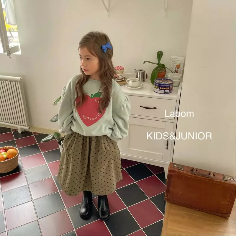 Labom - Korean Children Fashion - #littlefashionista - Love Puff Fleece Sweatshirt - 7
