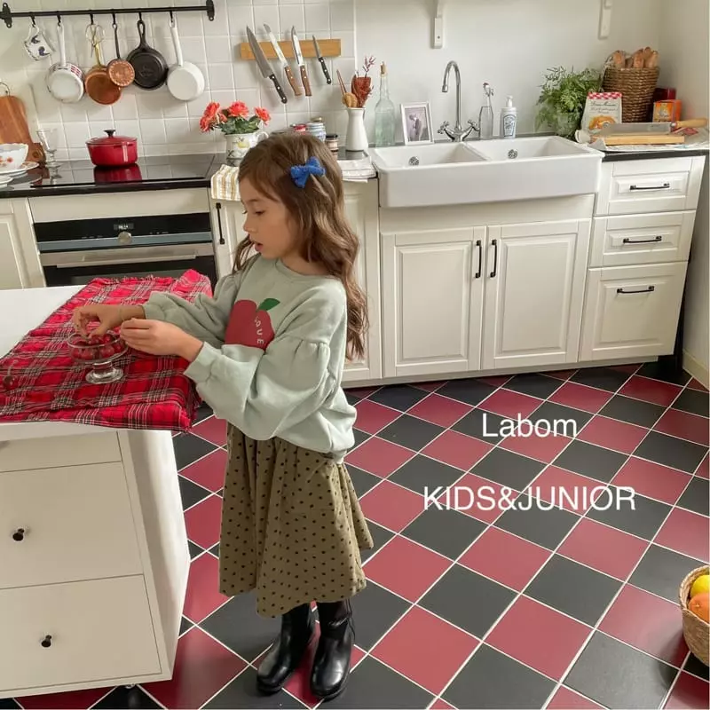 Labom - Korean Children Fashion - #magicofchildhood - Love Puff Fleece Sweatshirt - 8