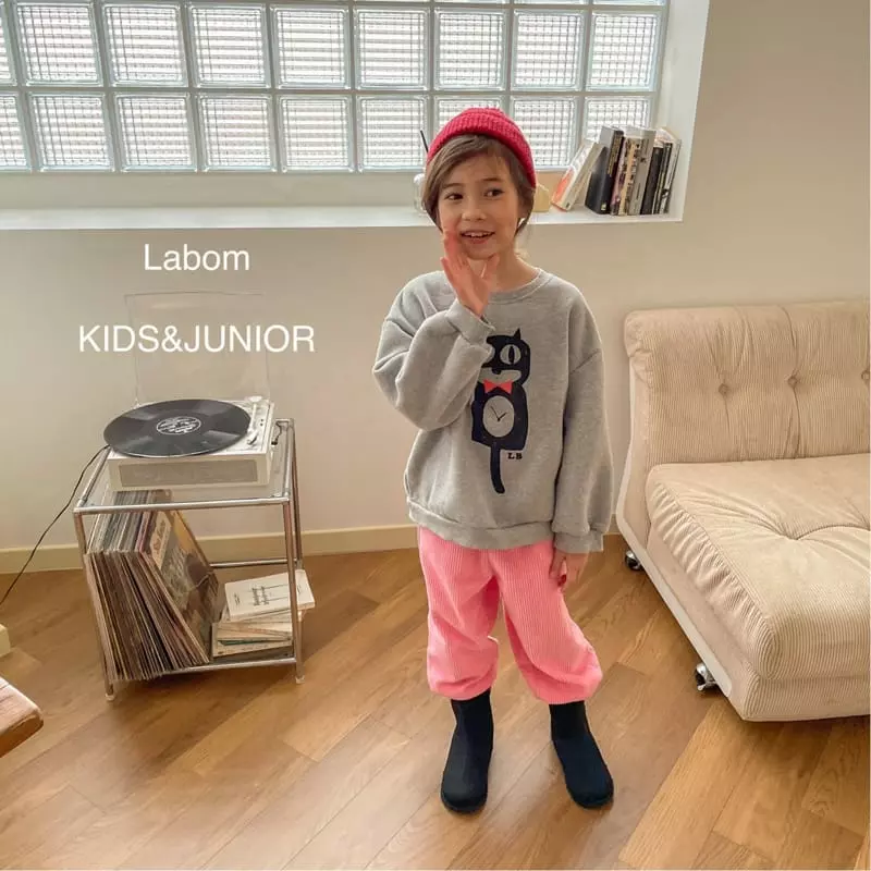 Labom - Korean Children Fashion - #magicofchildhood - Kitty Fleece Sweatshirt - 6