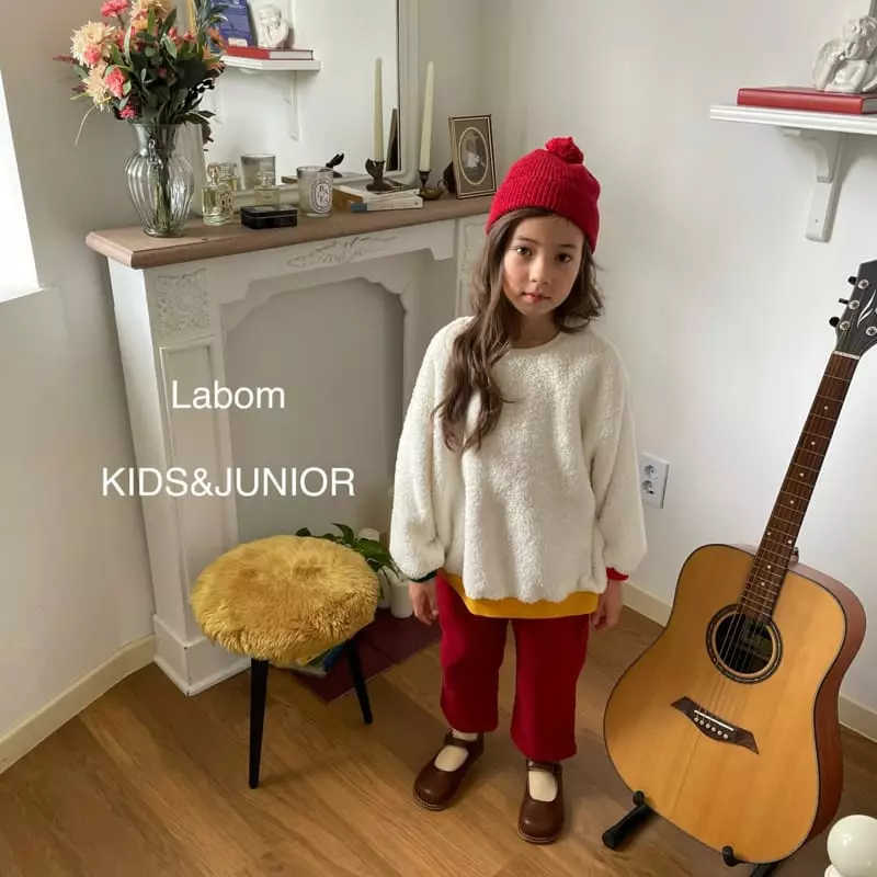 Labom - Korean Children Fashion - #littlefashionista - Finger Fleece Button Pants - 4