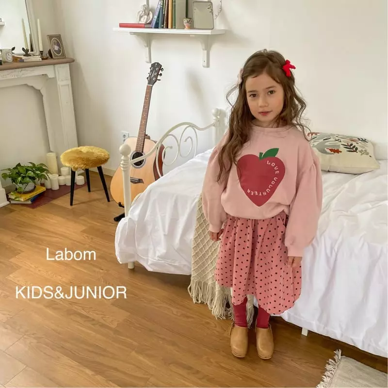 Labom - Korean Children Fashion - #prettylittlegirls - Rib Dot Skirt - 2