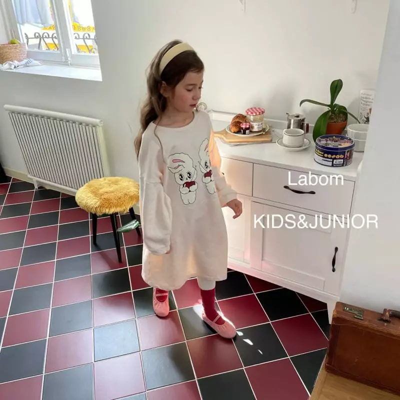 Labom - Korean Children Fashion - #prettylittlegirls - Apple Rabbit One-piece - 8
