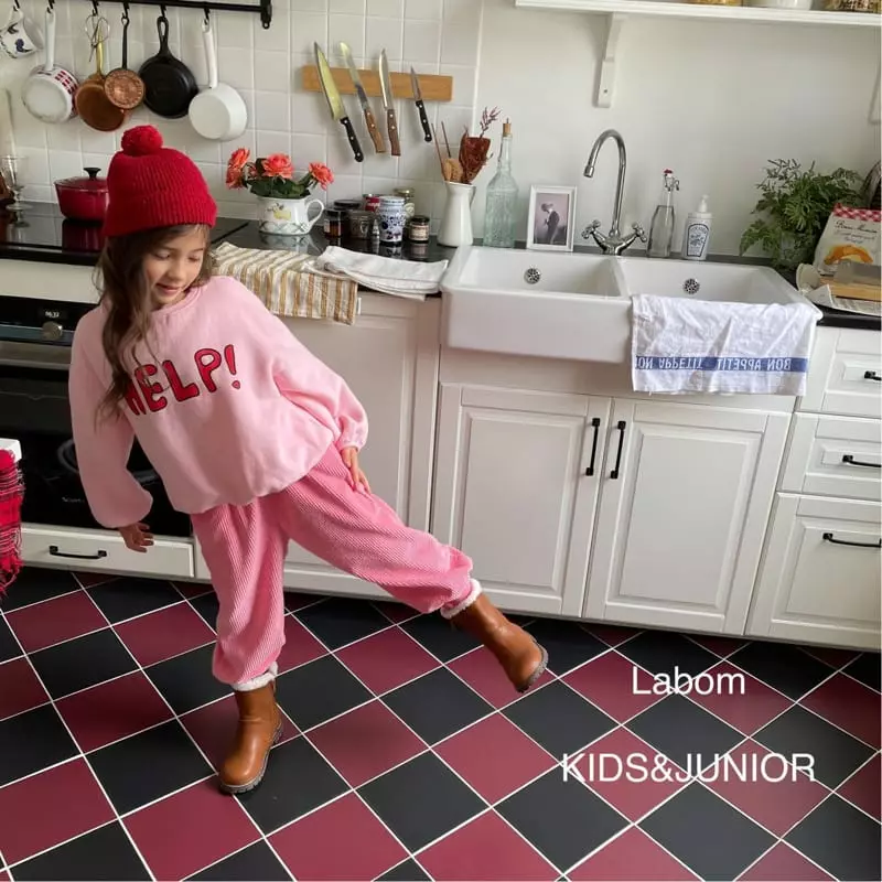 Labom - Korean Children Fashion - #prettylittlegirls - Cotton Candy Rib Pants - 7