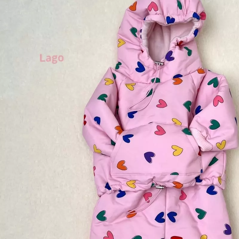 Lago - Korean Children Fashion - #Kfashion4kids - Fleece Skii Set - 2
