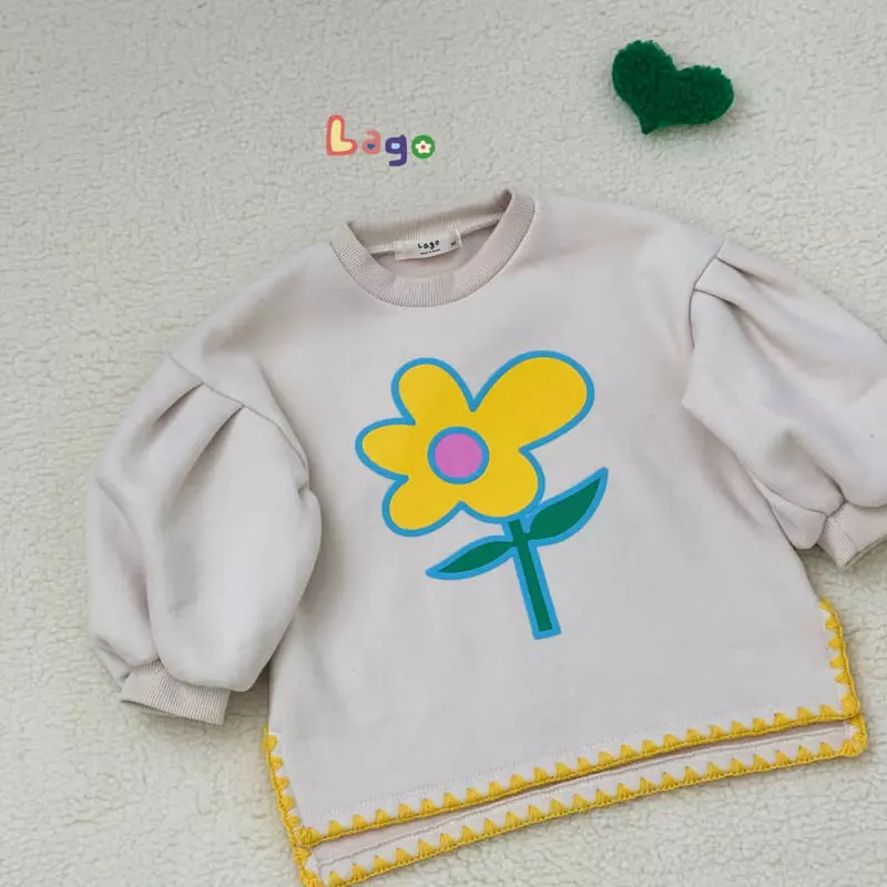 Lago - Korean Children Fashion - #Kfashion4kids - Winny Long Puff Sweatshirt - 5