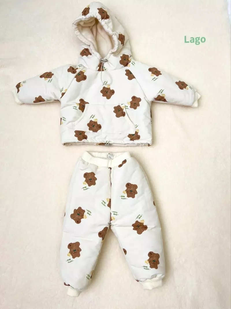 Lago - Korean Children Fashion - #childofig - Fleece Skii Set - 7