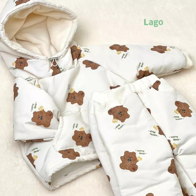 Lago - Korean Children Fashion - #childrensboutique - Fleece Skii Set - 9