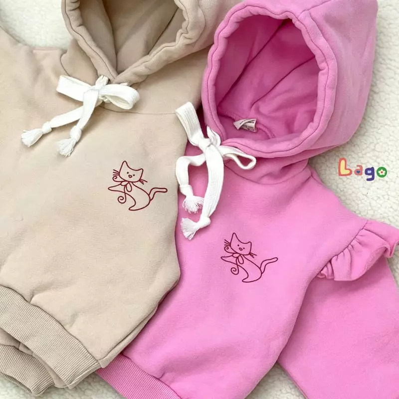 Lago - Korean Children Fashion - #designkidswear - Kitty Wing Hoody - 3