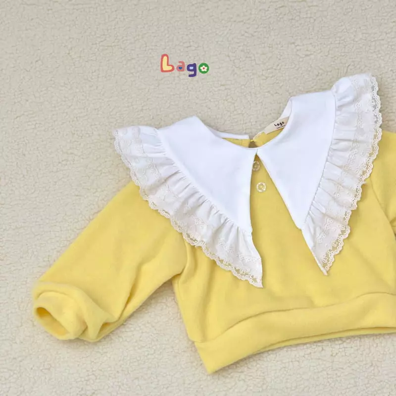 Lago - Korean Children Fashion - #fashionkids - Bonny Collar Sweatshirt - 2
