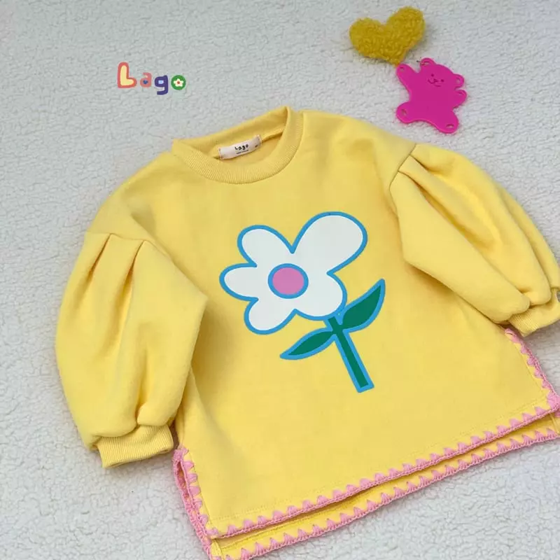 Lago - Korean Children Fashion - #kidsshorts - Winny Long Puff Sweatshirt - 2