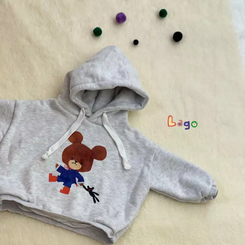 Lago - Korean Children Fashion - #kidsstore - Bear Hoody