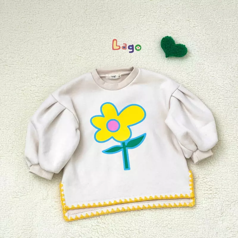 Lago - Korean Children Fashion - #kidsstore - Winny Long Puff Sweatshirt - 4