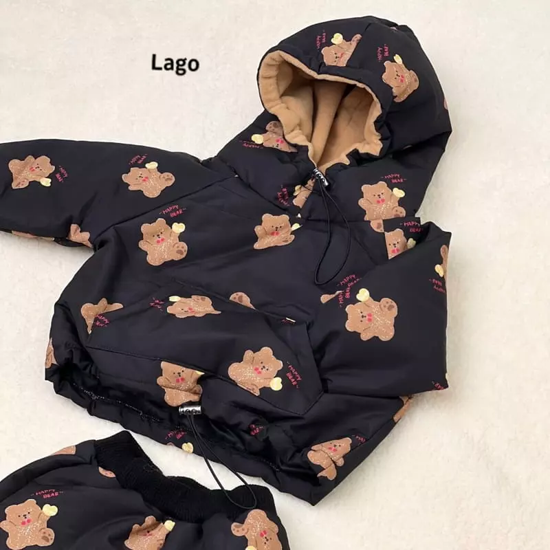 Lago - Korean Children Fashion - #littlefashionista - Fleece Skii Set - 3